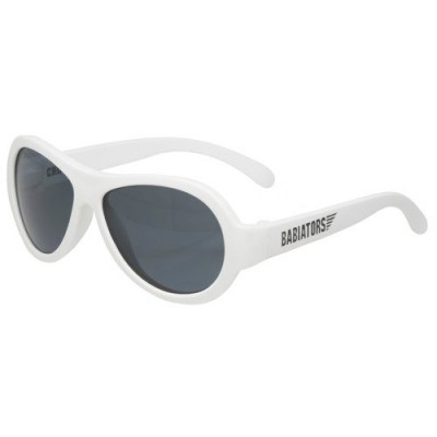 Miniaturka artykułu - BABIATORS Okulary SUN Whicked White Zwariowany biały BAB-015 wiek 3-7+ lat - 1 sztuka