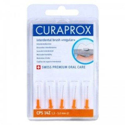 Miniaturka artykułu - CURAPROX regular CPS 14Z 1,5-5,0 mm - 5 sztuk 