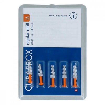 Miniaturka artykułu - CURAPROX regular refill CPS 14 1,5-5,0 mm - 5 sztuk 