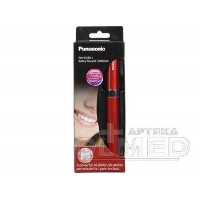 Miniaturka artykułu - PANASONIC EW DS90 Szczoteczka soniczna CZERWONA - 1 sztuka (31467)