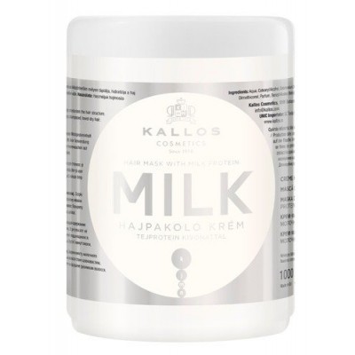 Miniaturka artykułu - KALLOS KJMN Maska Milk mleczna, 1000 ml