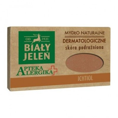BIAŁY JELEŃ Mydło dermatologiczne z ichtiolem - 125 g (31523)