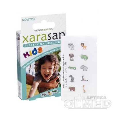 Miniaturka artykułu - Xarasan Kids plastry na ukąszenia - 30 sztuk (31633)