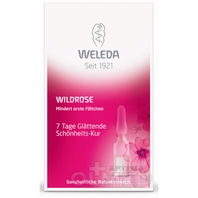 Miniaturka artykułu - WELEDA WILD ROSE Kuracja 7- dniowa wygładzająca w ampułkach, 7x0,8ml