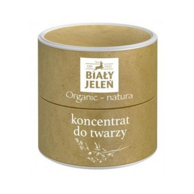 Miniaturka artykułu - BIAŁY JELEŃ Organic- natura Koncentrat do twarzy- 60 ml