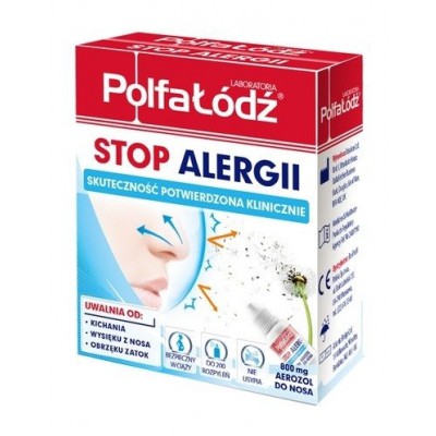 Miniaturka artykułu - STOP ALERGII aerozol do nosa Laboratoria Polfa Ł&oacute;dź