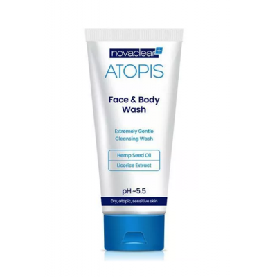 Miniaturka artykułu - NOVACLEAR ATOPIS FACE&BODY Płyn do mycia twarzy i ciała- 200ml