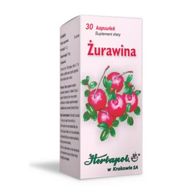 Miniaturka artykułu - HERBAPOL Żurawina- 60kaps.