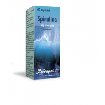 Miniaturka artykułu - HERBAPOL Spirulina- 60kaps.