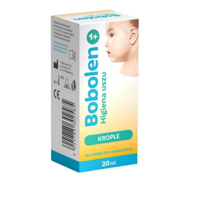 Miniaturka artykułu - Bobolen Higiena uszu krople do uszu- 20 ml