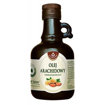 Miniaturka artykułu - Olej Arachidowy tłoczony na zimno -250ml