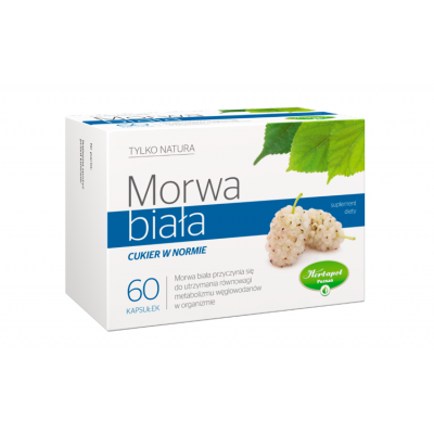 Miniaturka artykułu - Morwa Biała Tylko Natura, 60 kapsułek