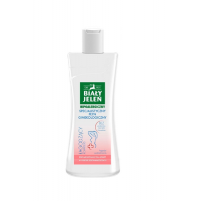 Miniaturka artykułu - BIAŁY JELEŃ ŁAGODZĄCY Specjalistyczny płyn ginekologiczny - 265ml