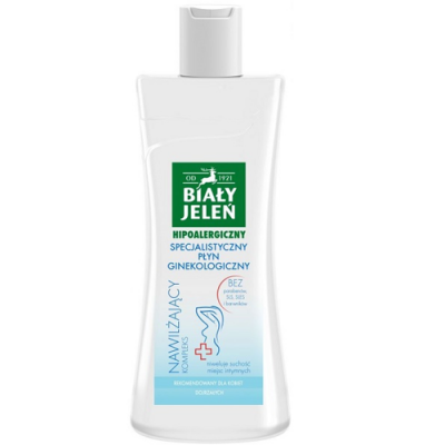 Miniaturka artykułu - BIAŁY JELEŃ NAWILŻAJĄCY Specjalistyczny płyn ginekologiczny - 265ml