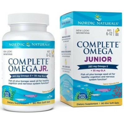 Miniaturka artykułu - NORDIC NATURALS Complete Omega Junior - 90 kaps.