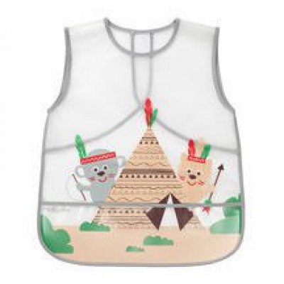 Miniaturka artykułu - BABYONO Fartuszek Active Baby INDIANIE - 1szt. 