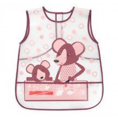 Miniaturka artykułu - BABYONO Fartuszek Creative Baby MYSZKI - 1szt.