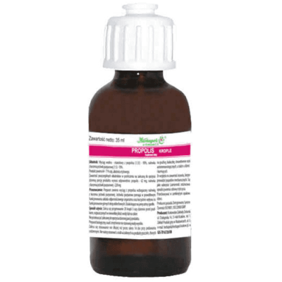 Miniaturka artykułu - HERBAPOL Propolis krople - 35 ml