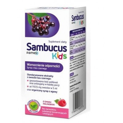 Miniaturka artykułu - Sambucus Kids syrop- 120 ml