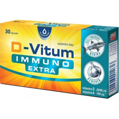 Miniaturka artykułu - D-Vitum IMMUNO EXTRA - 30 kapsułek