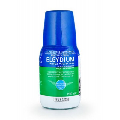 Miniaturka artykułu - ELGYDIUM Ochrona szkliwa Płyn do płukania jamy ustnej, 200ml