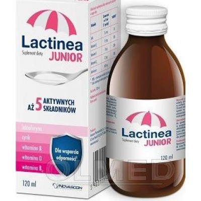 Miniaturka artykułu - LACTINEA Junior syrop - 120 ml