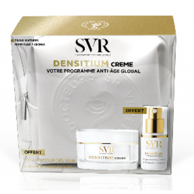 Miniaturka artykułu - SVR DENSITIUM Zestaw Krem nawilżający- 50 ml + Krem pod oczy- 15 ml