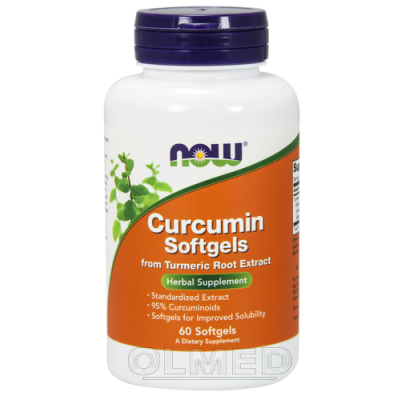 Miniaturka artykułu - NOW Curcumin -60kapsułek