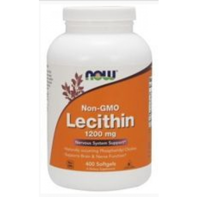 Miniaturka artykułu - NOW Lecithin 1200 mg- 400 kaps.