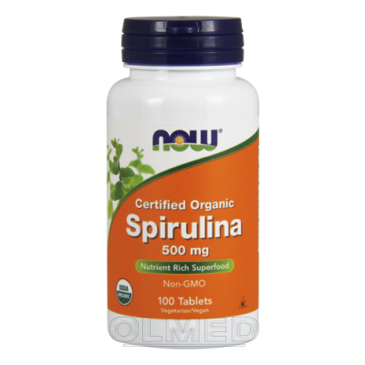 Miniaturka artykułu - NOW Spirulina 500mg- 500 tabl.