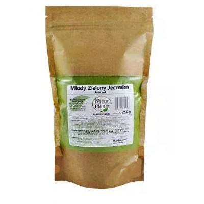Miniaturka artykułu - NaturPlanet Młody zielony jęczmień proszek- 250 g