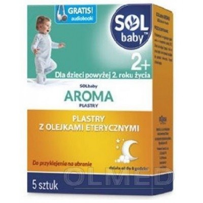 Miniaturka artykułu - Solbaby AROMA Plastry - 5 plastr&oacute;w