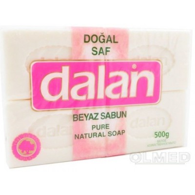 Miniaturka artykułu - DALAN SOAP Mydło w kostce białe- 4 szt.