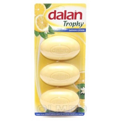 Miniaturka artykułu - DALAN TROPHY SOAP Mydło toaletowe cytrynowe- 3 szt.