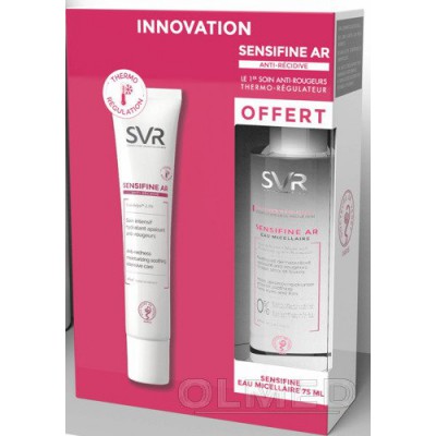 Miniaturka artykułu - SVR SENSIFINE AR Zestaw Krem- 40 ml + Woda micelarna- 75 ml