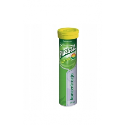 Miniaturka artykułu - Plusssz Active Green - 20 tabletek musujących