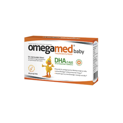 Miniaturka artykułu - Omegamed Baby Polski Lek - 30 kapsułek