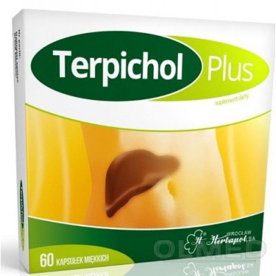 Miniaturka artykułu - Terpichol Plus- 60 kaps. miękkich
