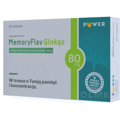 MemoryFlav Ginkgo 0,08 g - 60 tabletek