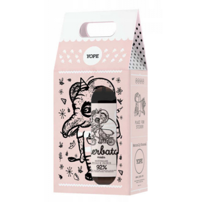 Miniaturka artykułu - YOPE Zestaw mydło, 500ml + krem, 100ml Herbata mięta