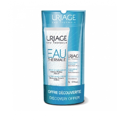 Miniaturka artykułu - URIAGE Zestaw Krem do rąk- 30ml + Pomadka- 4g