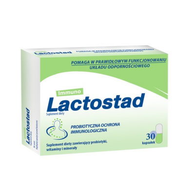 Miniaturka artykułu - Lactostad Immuno 30 kapsułek - 1 opakowanie
