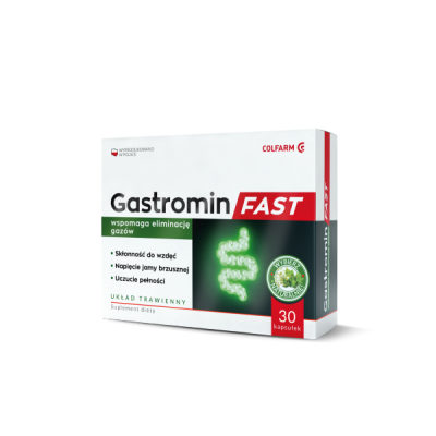 Miniaturka artykułu - Gastromin Fast - 30 kapsułek