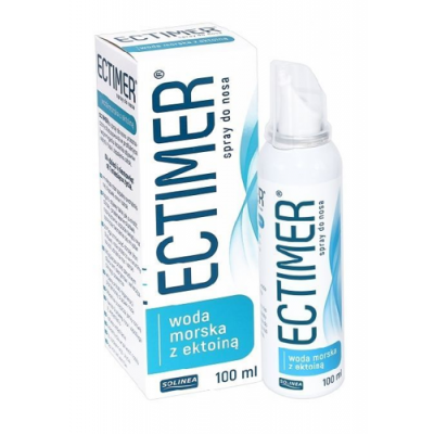 Miniaturka artykułu - Ectimer spray do nosa - 100 ml ektoina zapalenie zatok