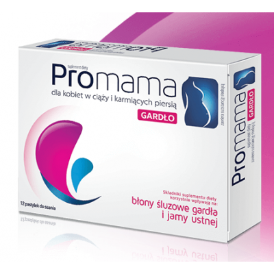 Miniaturka artykułu - Promama Gardło -12 pastylek