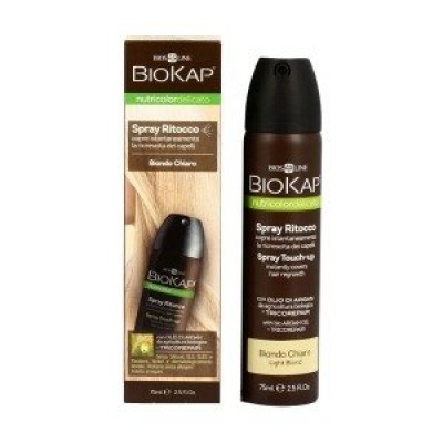 BIOKAP NUTRICOLOR Spray TouchUp Jasny Blond - 75ml