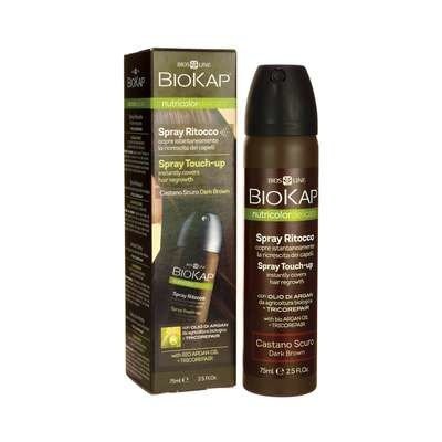 BIOKAP NUTRICOLOR Spray TouchUpo Mahoniowy brąz - 75 ml