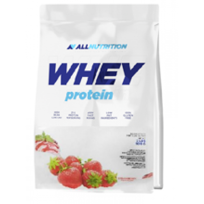 Miniaturka artykułu - ALLNUTRITION Whey Protein Strawberry 908g