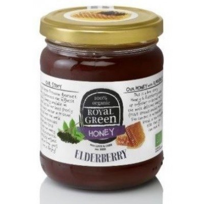 Miniaturka artykułu - ROYAL GREEN Mi&oacute;d + Czarny bez  -250g
