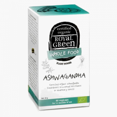 Miniaturka artykułu - ROYAL GREEN Ashwagandha- 60 kaps.